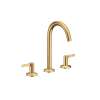 Axor One Widespread Faucet 170, 1.2 Gpm In Brushed Gold Optic, 48050251