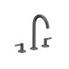 Axor One Widespread Faucet 170, 1.2 Gpm In Brushed Black Chrome, 48050341