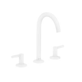 Axor One Widespread Faucet 170, 1.2 Gpm In Matte White, 48050701