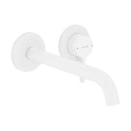 Axor One Wall-Mounted Single-Handle Faucet, 1.2 Gpm In Matte White, 48120701