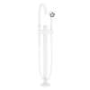 Axor One Freestanding Tub Filler Trim With 1.75 Gpm Handshower In Matte White, 48441701
