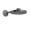 Axor One Showerhead 280 2-Jet With Showerarm Trim, 2.5 Gpm In Brushed Black Chrome, 48481341