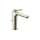 Axor Citterio C Single-Hole Faucet 125 Coolstart With Pop-Up Drain-Cubic Cut, 1.2 Gpm In Polished Nickel, 49031831