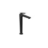 Axor Citterio C Single-Hole Faucet 250 Coolstart With Pop-Up Drain-Cubic Cut, 1.2 Gpm In Matte Black, 49051671