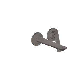 Axor Citterio C Wall-Mounted Single-Handle Faucet, 1.2 Gpm In Brushed Black Chrome, 49110341