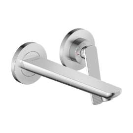 Axor Citterio C Wall-Mounted Single-Handle Faucet- Cubic Cut, 1.2 Gpm In Chrome, 49111001