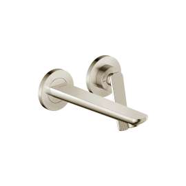 Axor Citterio C Wall-Mounted Single-Handle Faucet- Cubic Cut, 1.2 Gpm In Polished Nickel, 49111831