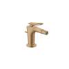 Axor Citterio C Single-Hole Bidet With Pop-Up Drain- Cubic Cut In Brushed Bronze, 49211141