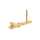 Axor Citterio C 3-Hole Roman Tub Set Trim With 1.75 Gpm Handshower And Sbox In Brushed Gold Optic, 49430251