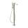 Axor Citterio C Freestanding Tub Filler Trim With 1.75Gpm Handshower- Cubic Cut In Polished Nickel, 49441831