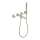 Axor Citterio C 3-Hole Wall-Mounted Tub Filler With 1.75 Gpm Handshower And Holder In Polished Nickel, 49480831