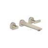 Axor Citterio C 3-Hole Wall-Mounted Tub Filler In Brushed Nickel, 49482821