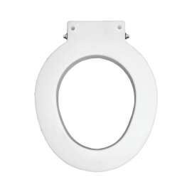 Medical Assistance 4LR 000 Plastic Round Toilet Seat in White
