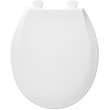 100EC 000 Plastic Round Toilet Seat in White
