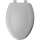 1200SLOWT 020 Plastic Elongated Slow-Close Toilet Seat in Crane White
