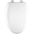 1250TTA 000 Plastic Elongated Toilet Seat in White