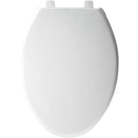 Commercial 1900 000 Plastic Elongated Toilet Seat in White