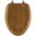 Wood Elongated Toilet Seat in Oak Veneer