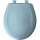Plastic Round Slow-Close Toilet Seat in Twilight Blue