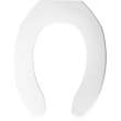 Commercial 255 000 Plastic Elongated Toilet Seat in White