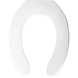 Commercial 255 000 Plastic Elongated Toilet Seat in White
