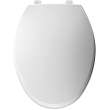 Hospitality 7600T 000 Plastic Elongated Toilet Seat in White