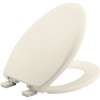 1200E4B Bemis Affinity(R) Elongated Plastic Toilet Seat Featuring Stay·Tite(R) Seat Fastening System(TM), Whisper·Close(R), Easy·Clean(R), Precision·Fit(R) and Super·Grip(R) Bumpers