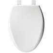 1200E4B Bemis Affinity(R) Elongated Plastic Toilet Seat Featuring Stay·Tite(R) Seat Fastening System(TM), Whisper·Close(R), Easy·Clean(R), Precision·Fit(R) and Super·Grip(R) Bumpers