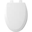 1550TTT Bemis Elongated Enameled Wood Toilet Seat in White Featuring Top·Tite(R) Stay·Tite(R) Seat Fastening System(TM) and Precision·Fit(R)