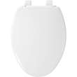 1881SLOW Mayfair by Bemis Little 2 Big(TM) Elongated Plastic Potty Training Toilet Seat in White Featuring Stay·Tite(R) Seat Fastening System(TM) and Whisper·Close(R)