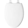 1888SLOW Bemis NextStep2(R) Elongated Enameled Wood Potty Training Toilet Seat in White Featuring Stay·Tite(R) Seat Fastening System(TM), Whisper·Close(R), Precision·Fit(R), and Easy·Clean(R)