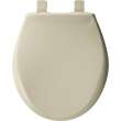 200E4B Bemis Affinity(R) Round Plastic Toilet Seat Featuring Stay·Tite(R) Seat Fastening System(TM), Whisper·Close(R), Easy·Clean(R), Precision·Fit(R) and Super·Grip(R) Bumpers