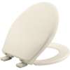 200E4B Bemis Affinity(R) Round Plastic Toilet Seat Featuring Stay·Tite(R) Seat Fastening System(TM), Whisper·Close(R), Easy·Clean(R), Precision·Fit(R) and Super·Grip(R) Bumpers