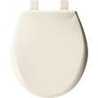 200E4B Bemis Affinity(R) Round Plastic Toilet Seat Featuring Stay·Tite(R) Seat Fastening System(TM), Whisper·Close(R), Easy·Clean(R), Precision·Fit(R) and Super·Grip(R) Bumpers