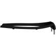 295CT Church Elongated Open Front Less Cover Commercial Plastic Toilet Seat in Black with Stay·Tite(R) Commercial Fastening System(TM) and Check Hinges