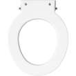 4LRT Bemis Round Plastic Closed Front Less Cover with Stay·Tite(R) Commercial Fastening System(TM)