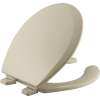 550TTT Bemis Round Enameled Wood Toilet Seat in Bone Featuring Top·Tite(R) Stay·Tite(R) Seat Fastening System(TM) and Precision·Fit(R)