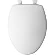 7300EC Bemis Elongated Plastic Closed Front with Cover Toilet Seat in White Featuring Easy·Clean(R)