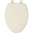 7300SLEC Bemis Elongated Plastic Toilet Seat in Biscuit Featuring Easy·Clean(R) and Whisper·Close(R)
