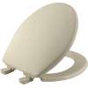 730SLEC Bemis Round Plastic Toilet Seat in Bone Featuring Easy·Clean(R) and Whisper·Close(R)