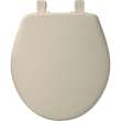 730SLEC Bemis Round Plastic Toilet Seat in Bone Featuring Easy·Clean(R) and Whisper·Close(R)