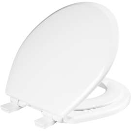 888SLOW Bemis NextStep2(R) Round Enameled Wood Potty Training Toilet Seat in White Featuring Stay·Tite(R) Seat Fastening System(TM), Whisper·Close(R), Precision·Fit(R), and Easy·Clean(R)