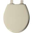 888SLOW Bemis NextStep2(R) Round Enameled Wood Potty Training Toilet Seat in Bone Featuring Stay·Tite(R) Seat Fastening System(TM), Whisper·Close(R), Precision·Fit(R), and Easy·Clean(R)