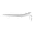 9500CT Church Elongated Open Front Less Cover Commercial Plastic Toilet Seat in White Featuring Stay·Tite(R) Commercial Fastening System(TM) and Check Hinges