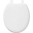 BB540 Church Baby Bowl Enameled Wood Toilet Seat in White with Top·Tite(R) hinges