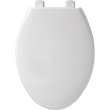 E82350TC Bemis Independence Steadfast(TM) Elongated Plastic Toilet Seat Featuring Stay·Tite(R) Commercial Fastening System(TM), DuraGuard(R), and Super·Grip(R) Bumpers