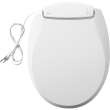 H900NL Bemis Radiance(TM) Round Plastic Heated Toilet Seat in White Featuring Stay·Tite(R) Seat Fastening System(TM), Whisper·Close(R), Precision·Fit(R) and Super·Grip(R) Bumpers