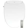 HV5000E Bemis Haven 5000 Elongated Plastic Electric Bidet Seat with Remote in White Featuring Stay·Tite(R) Seat Fastening System(TM)