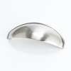 Cup Pull 64mm in Brushed Nickel