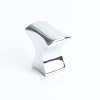 Knob 1-1/4 x 3/4 in Polished Chrome